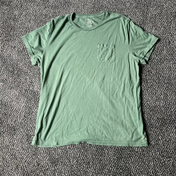 Ralph Lauren Double RL Short Sleeve garment dyed tee - Picture 1 of 3